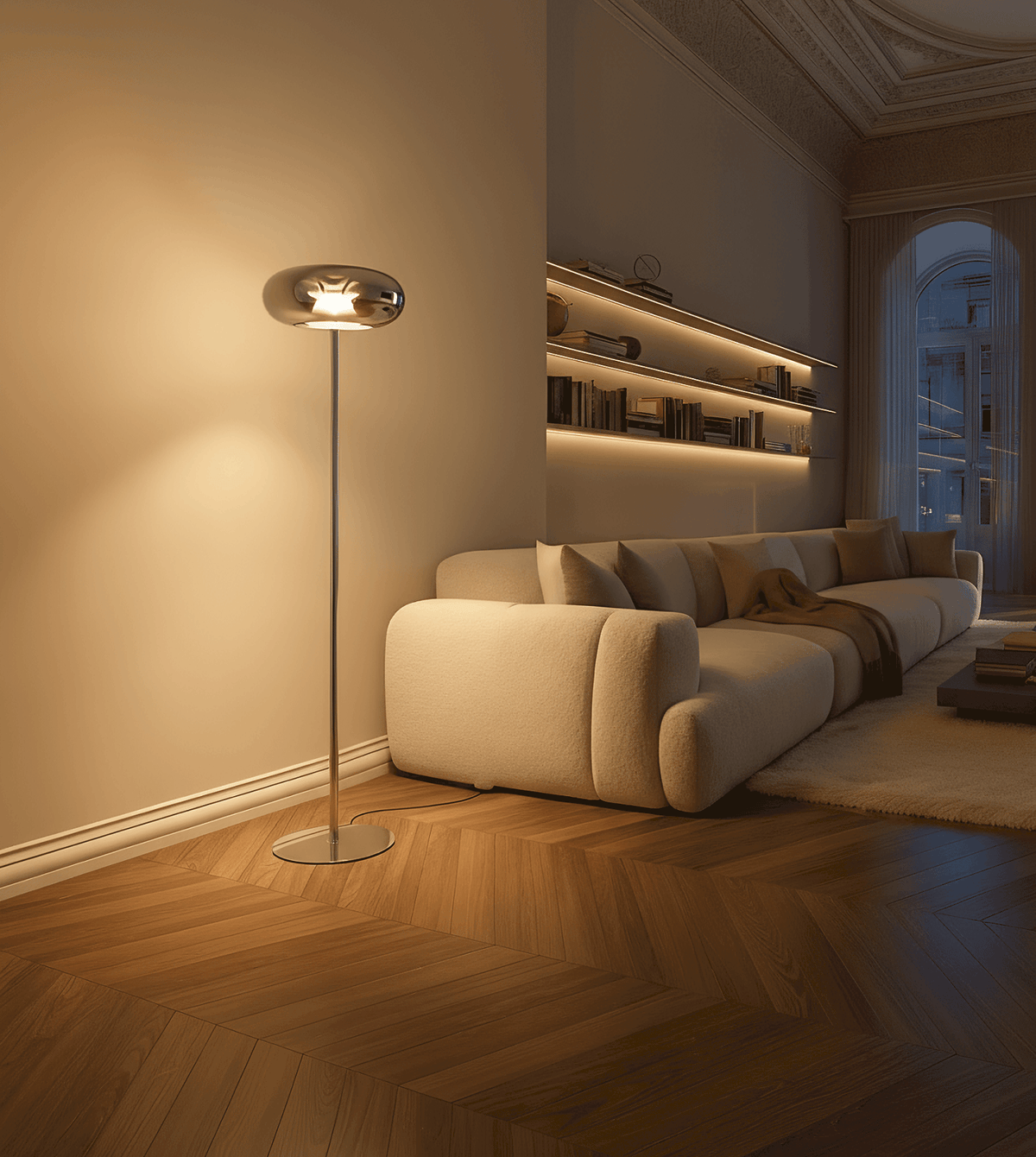 Design-Highlight mit Stil bei Tag und Nacht.