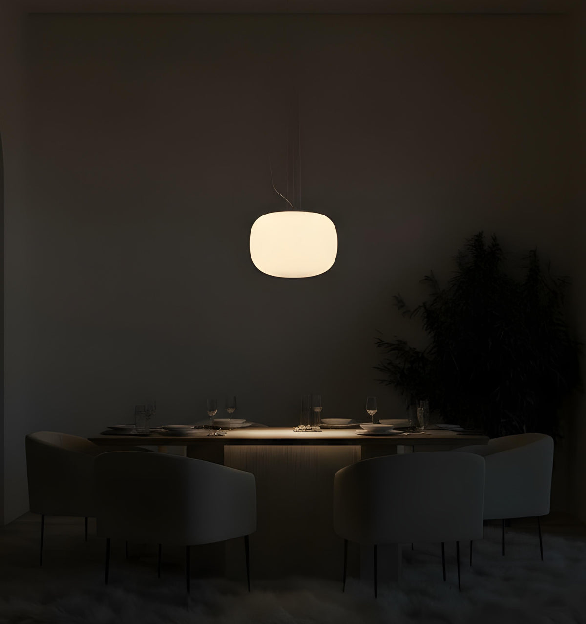 Ein Design-Statement bei Tag und Nacht