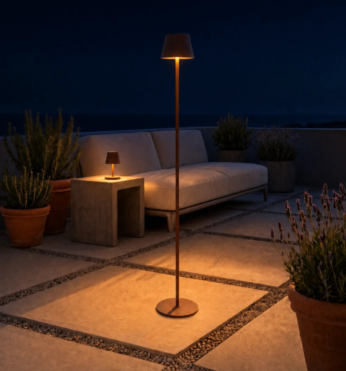 Dos lámparas, un concepto de iluminación